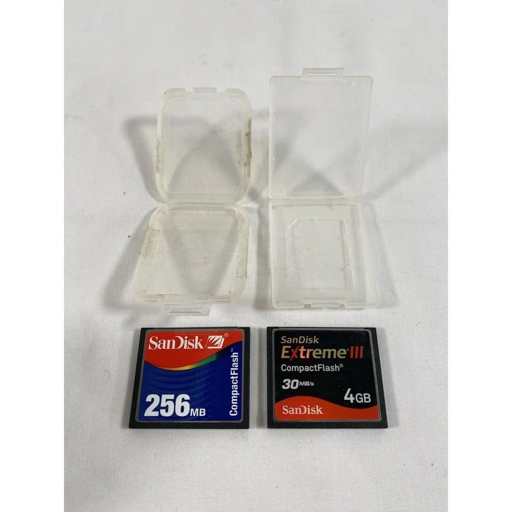 SanDisk 4GB Extreme III Compact Flash 4 GB & 256 MB